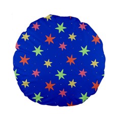 Background Star Darling Galaxy Standard 15  Premium Flano Round Cushions