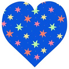 Background Star Darling Galaxy Wooden Puzzle Heart by Maspions