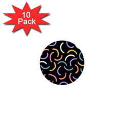 Abstract Pattern Wallpaper 1  Mini Buttons (10 Pack) 