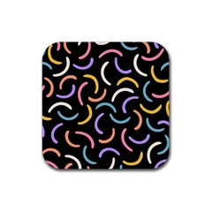 Abstract Pattern Wallpaper Rubber Coaster (square)