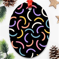 Abstract Pattern Wallpaper Oval Ornament (two Sides) by Maspions