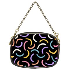 Abstract Pattern Wallpaper Chain Purse (two Sides)