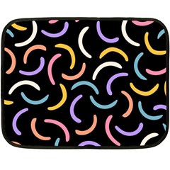 Abstract Pattern Wallpaper Two Sides Fleece Blanket (mini)