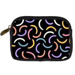 Abstract Pattern Wallpaper Digital Camera Leather Case