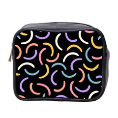 Abstract Pattern Wallpaper Mini Toiletries Bag (two Sides)