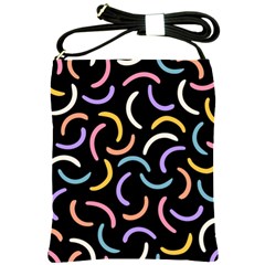 Abstract Pattern Wallpaper Shoulder Sling Bag