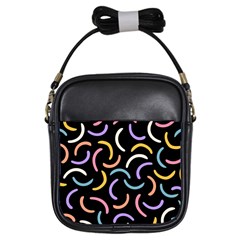 Abstract Pattern Wallpaper Girls Sling Bag