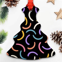 Abstract Pattern Wallpaper Christmas Tree Ornament (two Sides)