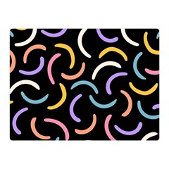 Abstract Pattern Wallpaper Two Sides Premium Plush Fleece Blanket (mini)