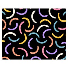 Abstract Pattern Wallpaper Two Sides Premium Plush Fleece Blanket (teen Size)