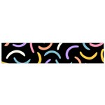 Abstract Pattern Wallpaper Small Premium Plush Fleece Scarf Front