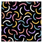 Abstract Pattern Wallpaper Square Satin Scarf (36  x 36 ) Front