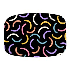 Abstract Pattern Wallpaper Mini Square Pill Box by Maspions