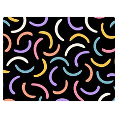 Abstract Pattern Wallpaper Premium Plush Fleece Blanket (extra Small)