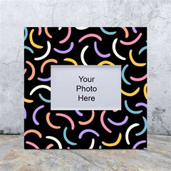 Abstract Pattern Wallpaper White Box Photo Frame 4  X 6  by Maspions