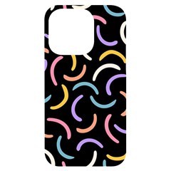 Abstract Pattern Wallpaper Iphone 14 Pro Black Uv Print Case by Maspions