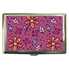 Flowers Petals Leaves Foliage Cigarette Money Case