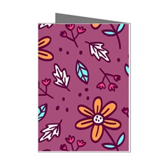 Flowers Petals Leaves Foliage Mini Greeting Cards (pkg Of 8)