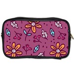 Flowers Petals Leaves Foliage Toiletries Bag (One Side) Front