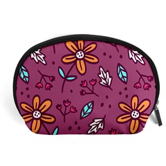 Flowers Petals Leaves Foliage Accessory Pouch (large)