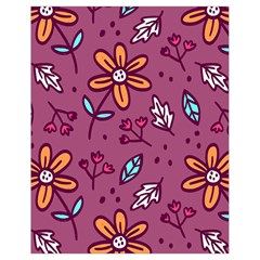 Flowers Petals Leaves Foliage Drawstring Bag (small)