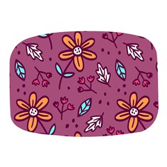 Flowers Petals Leaves Foliage Mini Square Pill Box by Maspions