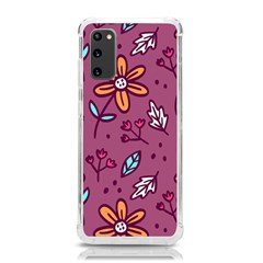 Flowers Petals Leaves Foliage Samsung Galaxy S20 6 2 Inch Tpu Uv Case