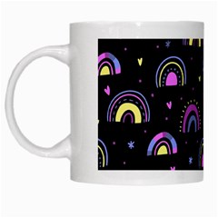 Wallpaper Pattern Rainbow White Mug