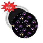 Wallpaper Pattern Rainbow 2.25  Magnets (10 pack)  Front