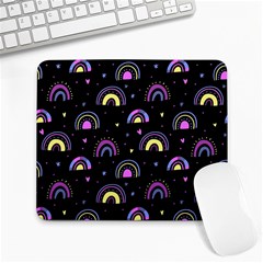 Wallpaper Pattern Rainbow Large Mousepad by Maspions