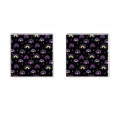 Wallpaper Pattern Rainbow Cufflinks (square)