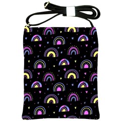 Wallpaper Pattern Rainbow Shoulder Sling Bag