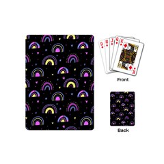 Wallpaper Pattern Rainbow Playing Cards Single Design (mini)