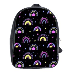 Wallpaper Pattern Rainbow School Bag (xl) by Maspions