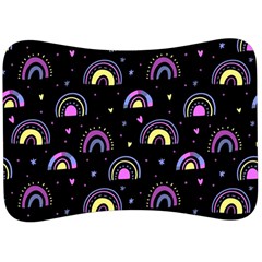 Wallpaper Pattern Rainbow Velour Seat Head Rest Cushion