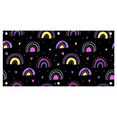 Wallpaper Pattern Rainbow Banner And Sign 4  X 2 