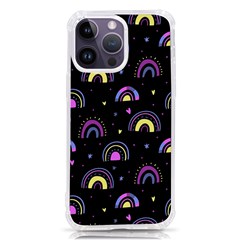 Wallpaper Pattern Rainbow Iphone 14 Pro Max Tpu Uv Print Case by Maspions