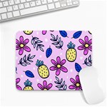 Flowers Petals Pineapples Fruit Small Mousepad Front