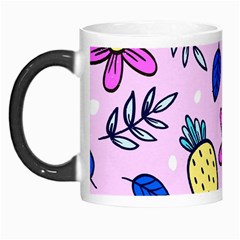 Flowers Petals Pineapples Fruit Morph Mug by Maspions