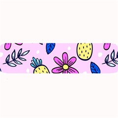 Flowers Petals Pineapples Fruit Large Bar Mat