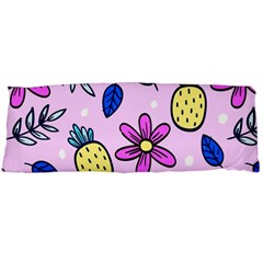 Flowers Petals Pineapples Fruit Body Pillow Case (dakimakura) by Maspions