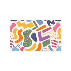 Abstract Pattern Background Sticker Rectangular (10 Pack)