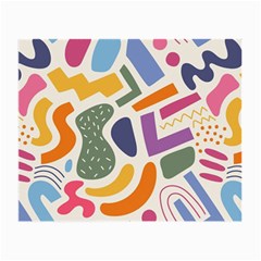 Abstract Pattern Background Small Glasses Cloth