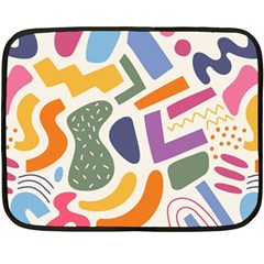 Abstract Pattern Background Two Sides Fleece Blanket (mini)