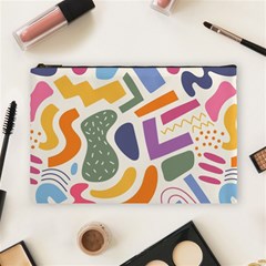 Abstract Pattern Background Cosmetic Bag (large)