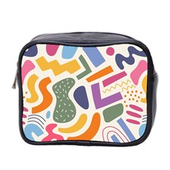 Abstract Pattern Background Mini Toiletries Bag (two Sides)