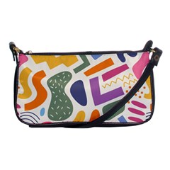 Abstract Pattern Background Shoulder Clutch Bag