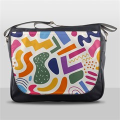 Abstract Pattern Background Messenger Bag