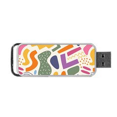 Abstract Pattern Background Portable Usb Flash (one Side)