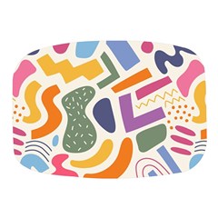 Abstract Pattern Background Mini Square Pill Box